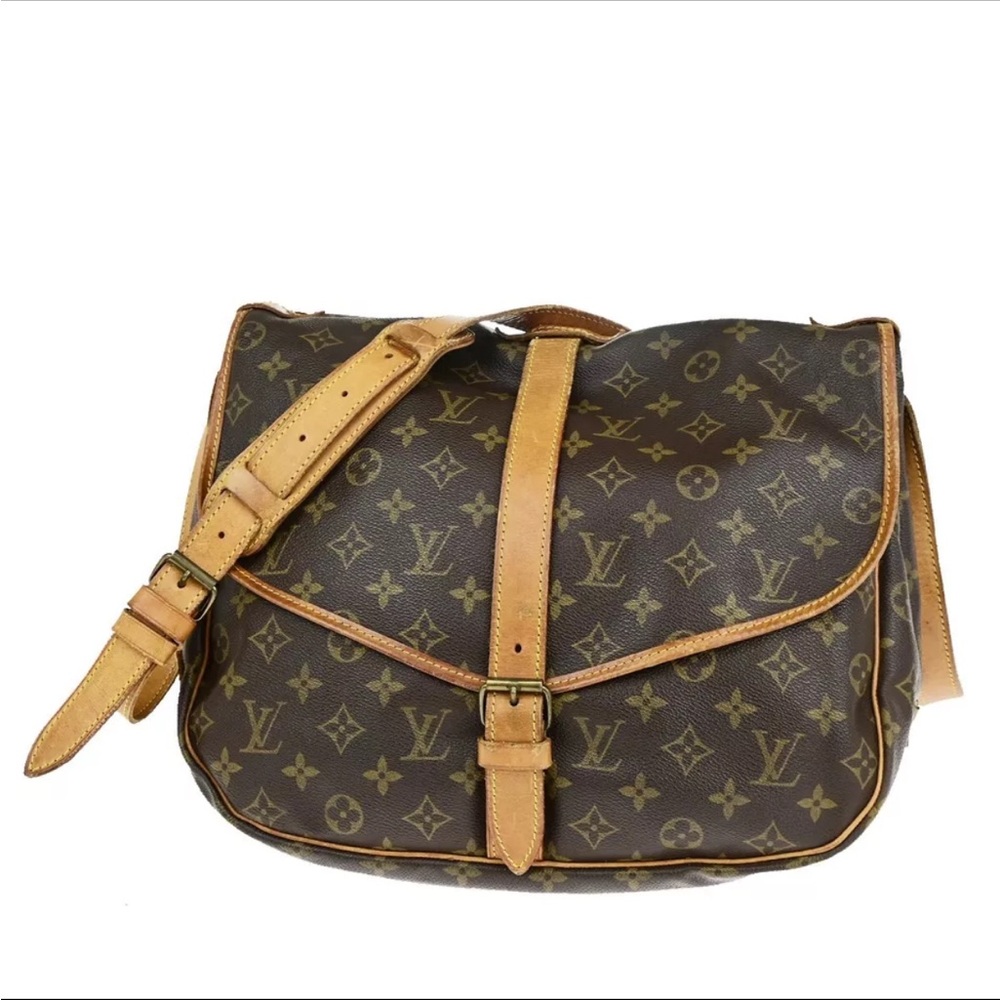 Louis Vuitton Saumur 35 Brown Monogram saddle bag